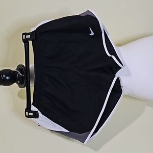 Nike Dri-Fit Running Shorts Black and white